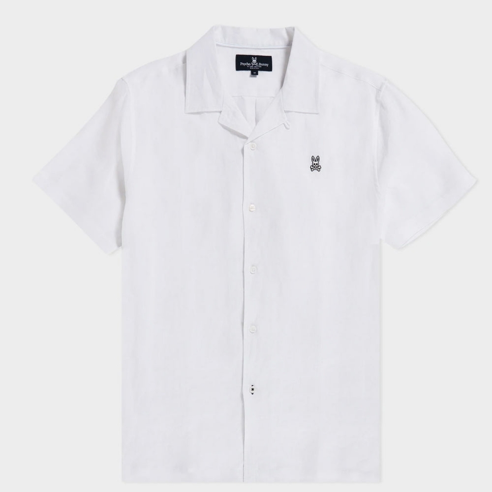 New With Tags Psycho Bunny 100% linen shirt
